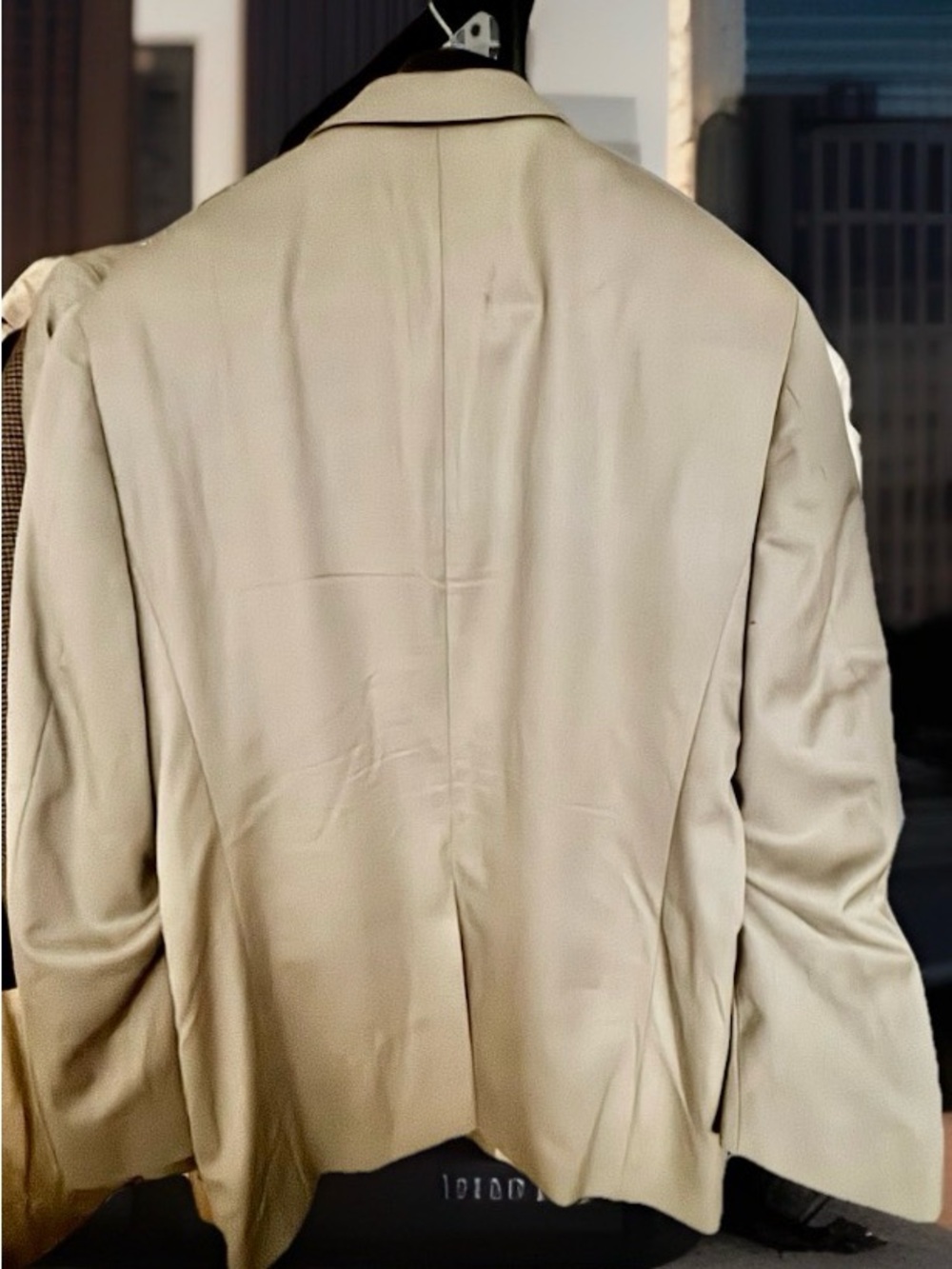 Tommy Hilfiger Tan Wool Sport Coat Blazer 42R Beige 2 Button Classic - Picture 2 of 14